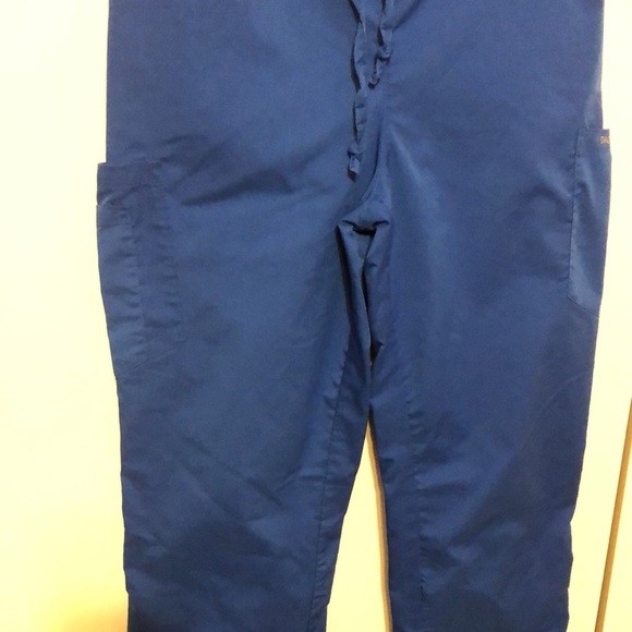 Dagacci Women’s Large Scrub Pants Blue Color - Picture 3 of 7